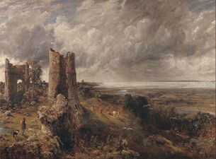 Hadleigh Castle, The Mouth of the Thames – Morning after a Stormy Night, by John Constable, 1829