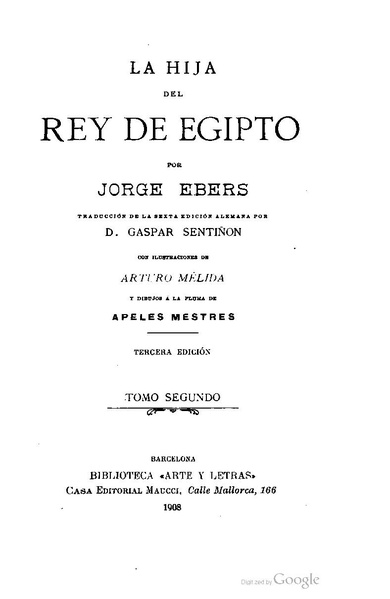 ملف:La hija del rey de Egipto (Tomo II).pdf