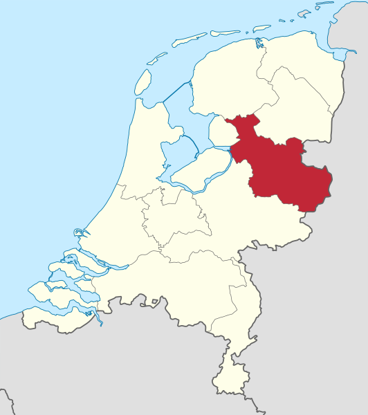 ملف:Overijssel in the Netherlands.svg