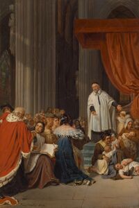 Saint Vincent de Paul Preaching to the Court of Louis XIII, 1823