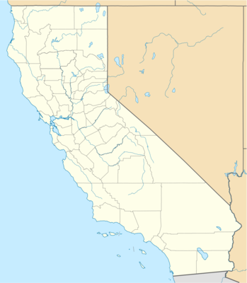 Location map USA California