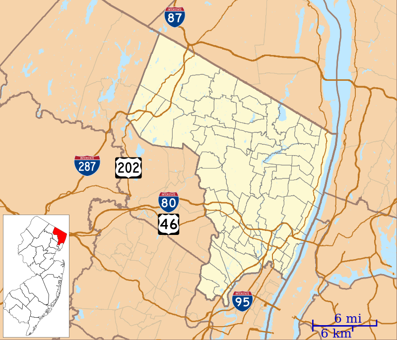 ملفLocation map of Bergen County, New Jersey.svg المعرفة