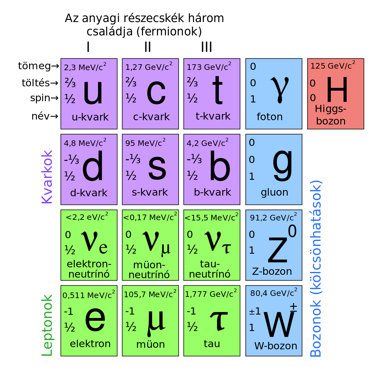 ملف:Standard Model of Elementary Particles hu.svg - المعرفة