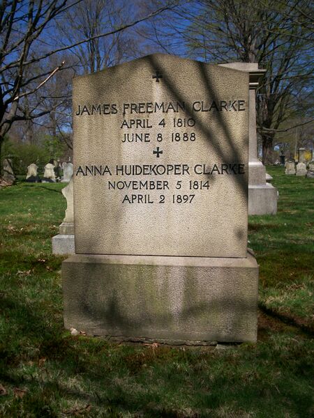 ملف:James Freeman Clarke grave.jpg