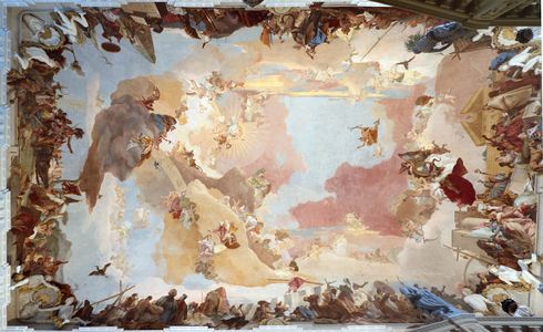 Ceiling fresco in the Würzburg Residence (1720–1744) by Giovanni Battista Tiepolo