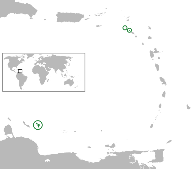 ملف:BES islands location map.svg - المعرفة